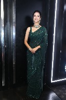 Meenakshi Chaudhary Black Saree Photos